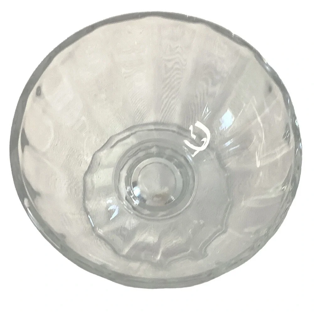 Libbey Set of two Ribbed Oversized Dessert Footed Ice Cream Bowls Serendipity